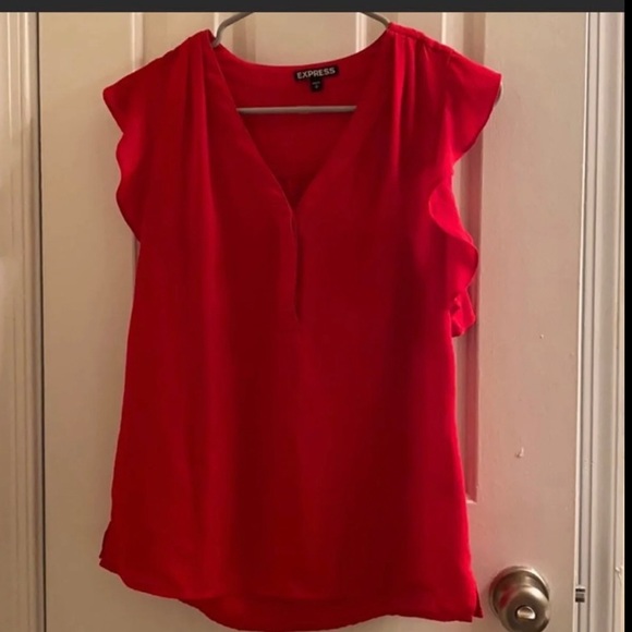 Express red blouse - Picture 1 of 3